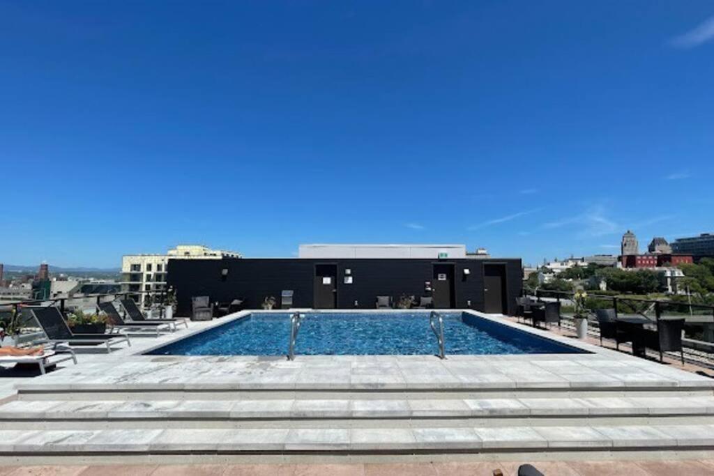 Condo Chic, Centre-Ville Piscine, Terrasse, Gym Κεμπέκ Εξωτερικό φωτογραφία